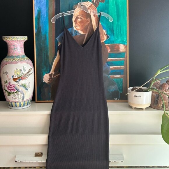 Dynamite Charcoal Midi Dress M - Picture 10 of 11